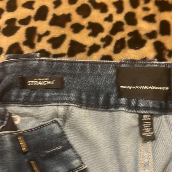 White House Black Market High Rise Silver Blue Jeans - Picture 13 of 14